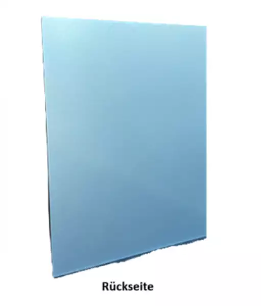 grau beschichtetes Aluminiumblech Rückseite